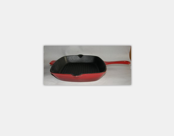cast iron grill pan enameled