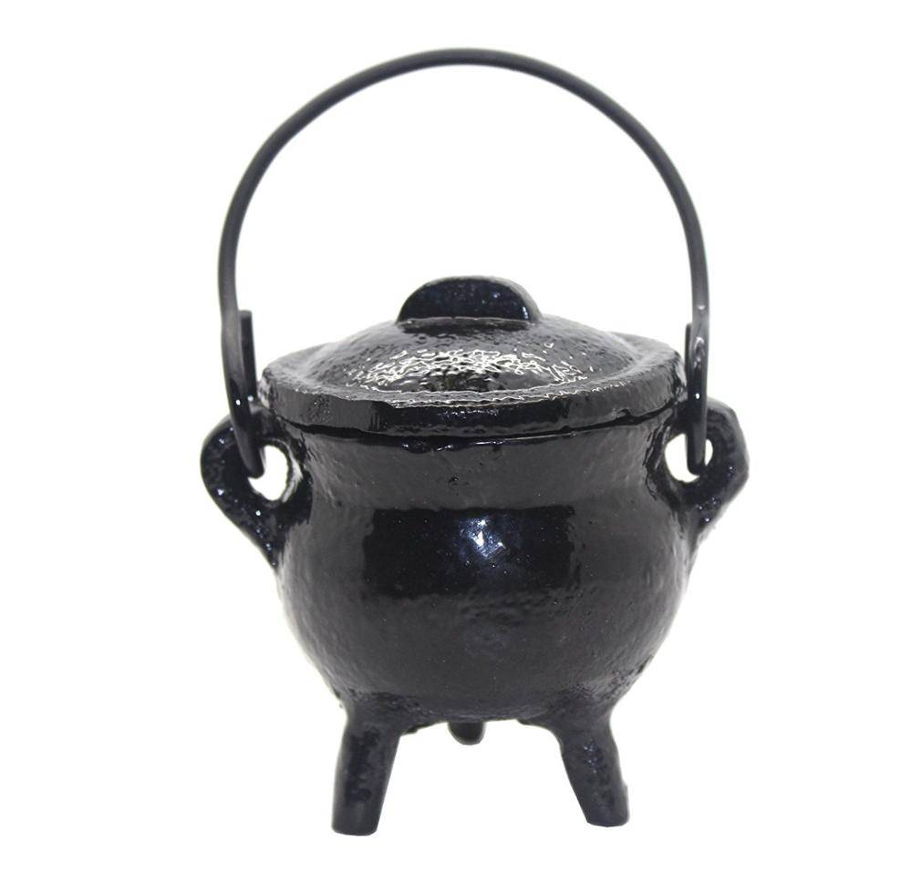 Small Plain Cast Iron Cauldron – 7.6cm Tall