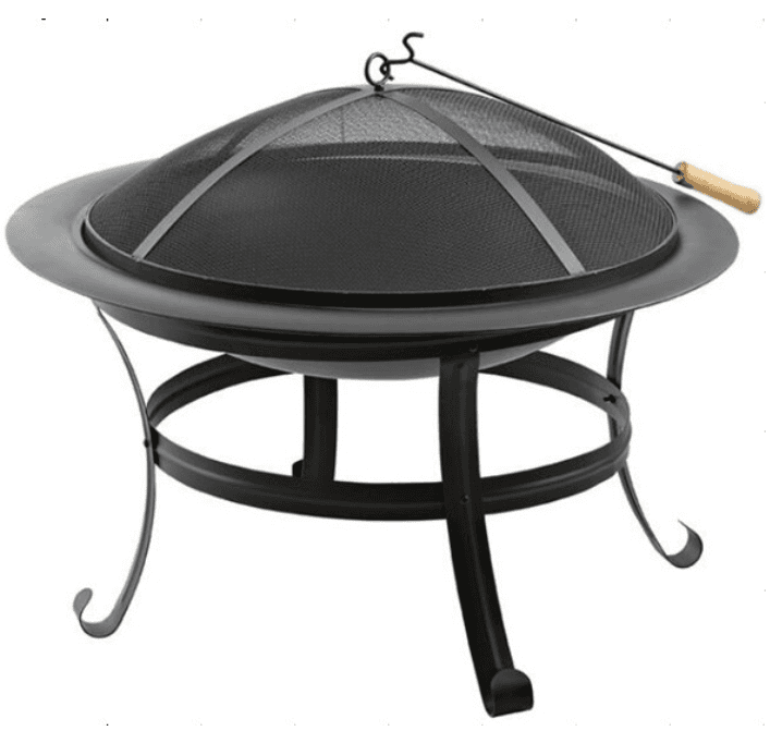 better homes and gardens 30" fire pit iron stove fireplace