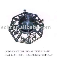 cast iron christmas tree's base