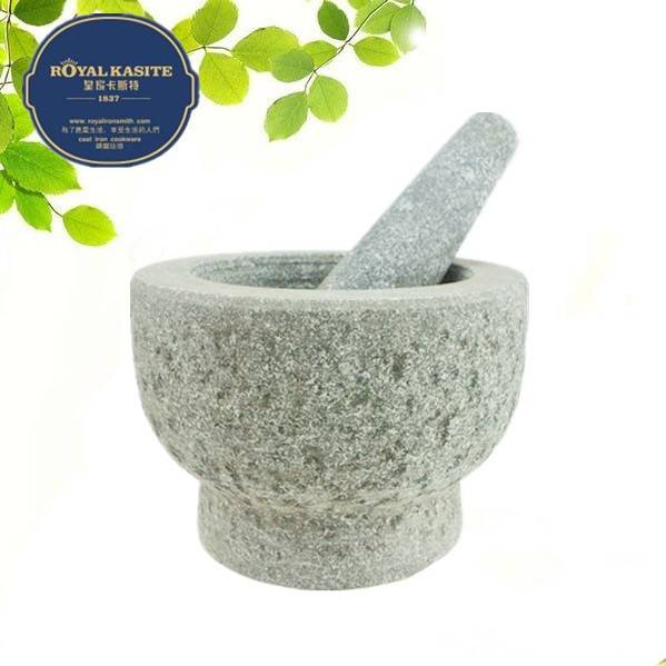 Factory selling Cast Iron Casserole And Fry Pans -
 Granite Mortar And Pestle – Crush, Grind, Mix, and Powder – KASITE