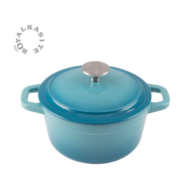 2017 China New Design Funky Ceramic Teapot -
 cast iron enamel casseroles with dia.22cm – KASITE
