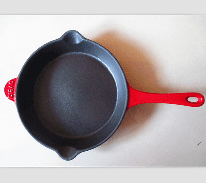 red enamel cast iron frying pan cast iron red enamel fry pan cast iron skillet