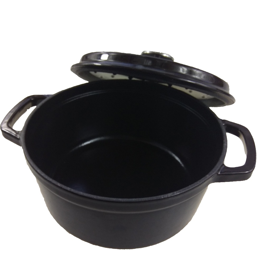 Chinese wholesale Garden Cast Iron Products -
 Low price cast iron casserole with all various knob – KASITE