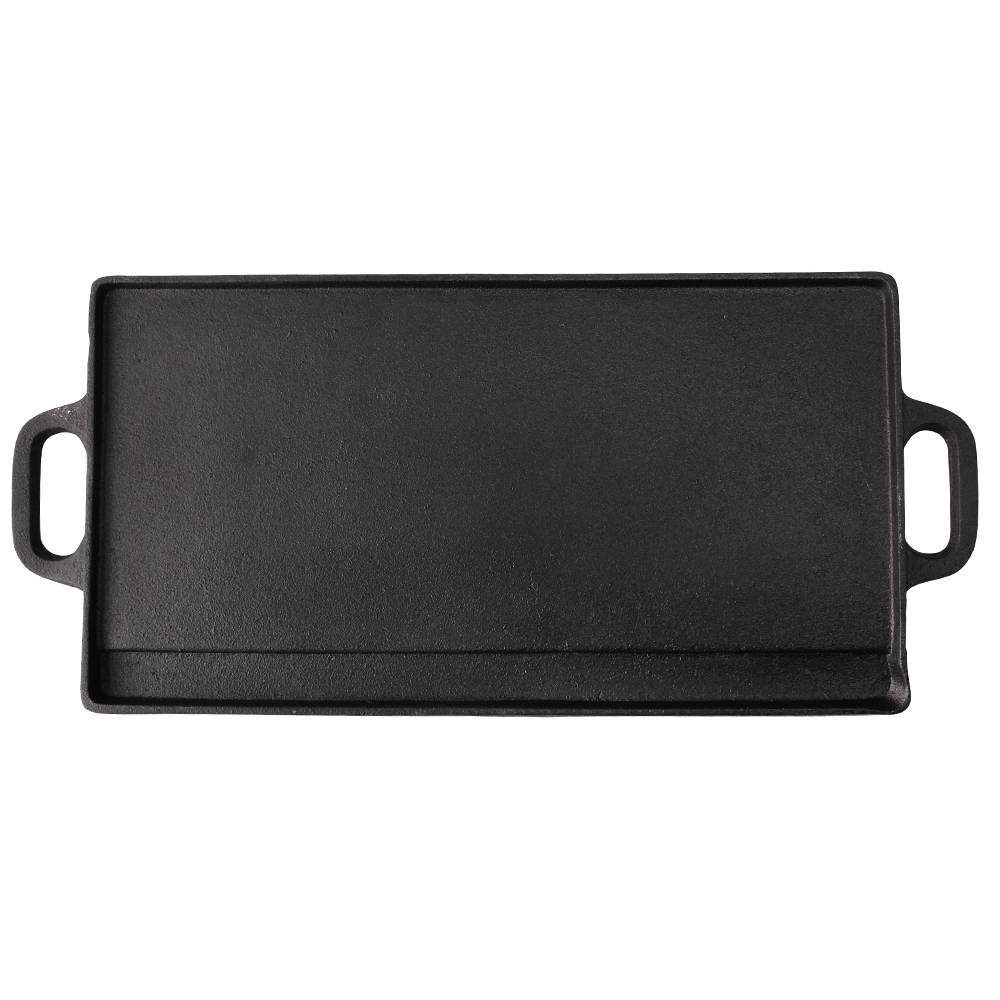 Pre-seasoned 15.75 Inch Reversible BBQ Griddle Cast Iron