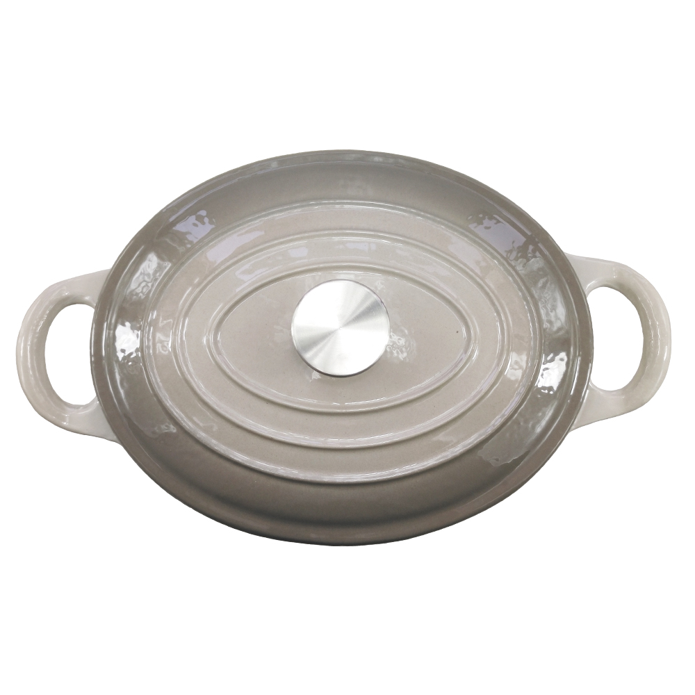 cast iron casserole oval enamel ware pot, 13 years gold supplier