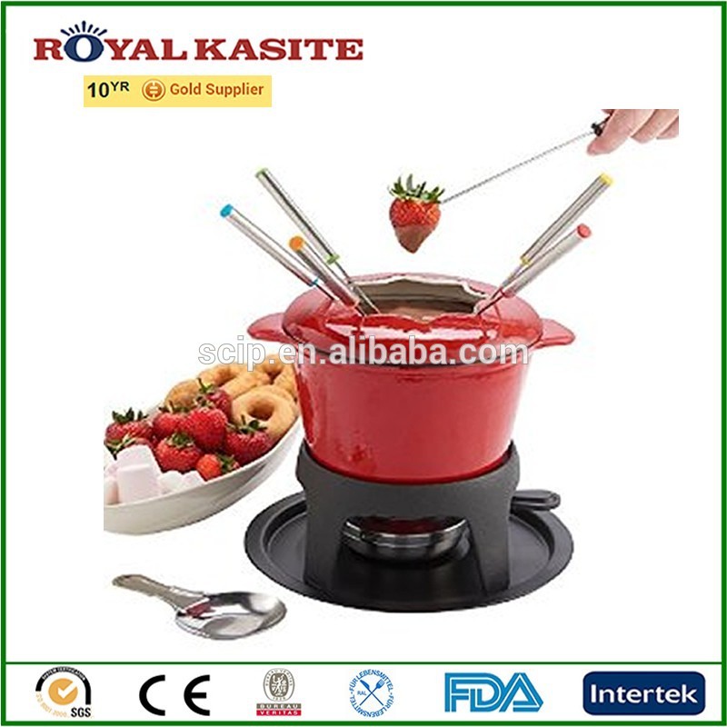Best Price onInsulated Food Casserole -
 Enamel Cast Iron fondue set,chocolate fondue set,cheese fondue set – KASITE