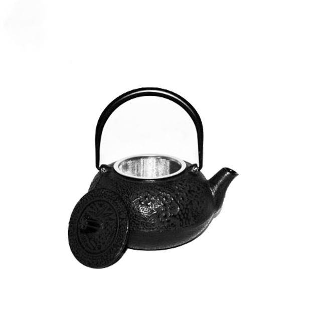chinese antique cast iron tea set pot