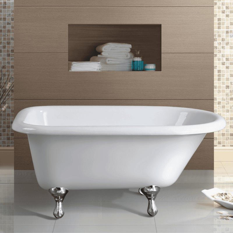 Factory Supply Die Cast Aluminum Casserole -
 clawfoot bathroom tub, double slipper bathroom tub – KASITE