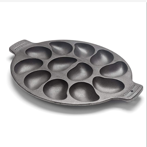 Amazon preseasoned cast iron Oyster Grill Pan cast iron griddle pan