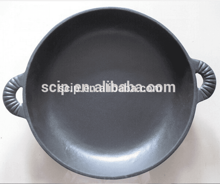 Hot Sale Cast Iron Frying Pan, vegetable oil Coating Skillet, Cast Iron Cooking Pans