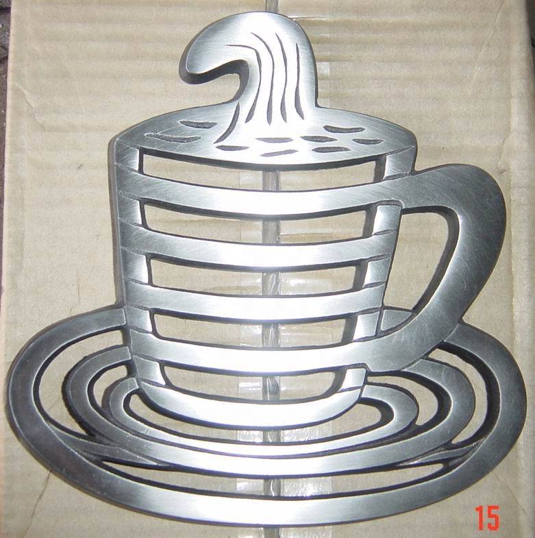 colour enamel cast iron pot stand in teapot shape