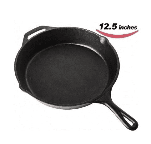 OEM Factory for Cast Iron Charcoal Bbq Grill - Cast Iron Skillet Pre Seasoned Cookware Pan 12.5 Inches Utopia Kitchen – KASITE