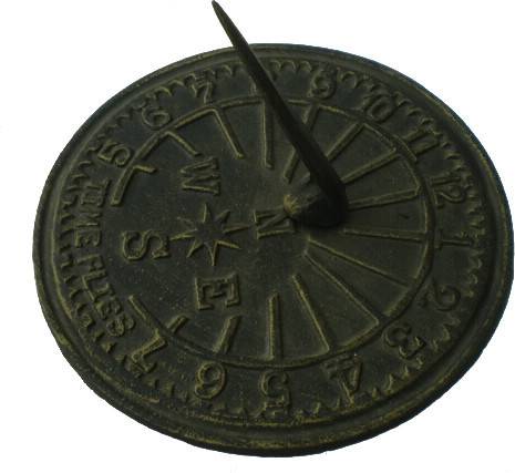 antique cast iron garden sundial