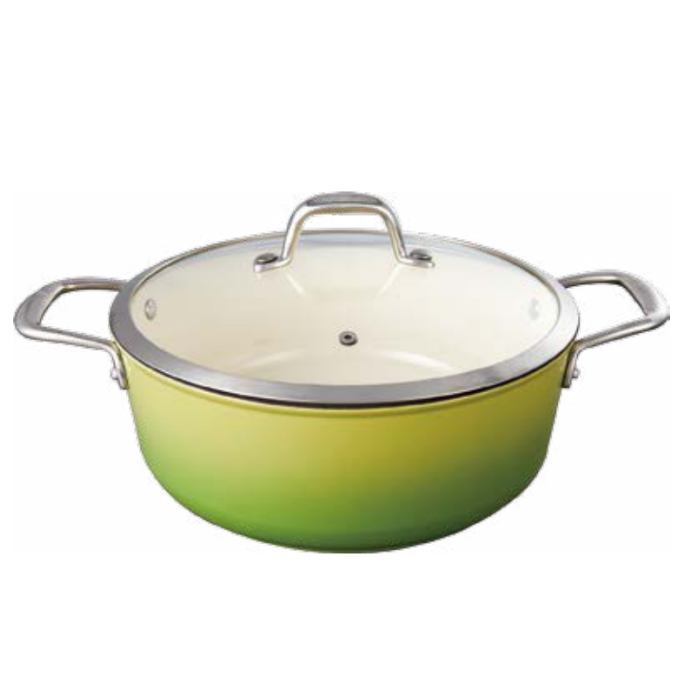 lightweight enameled cast iron stockpot cast iron casserole with cover