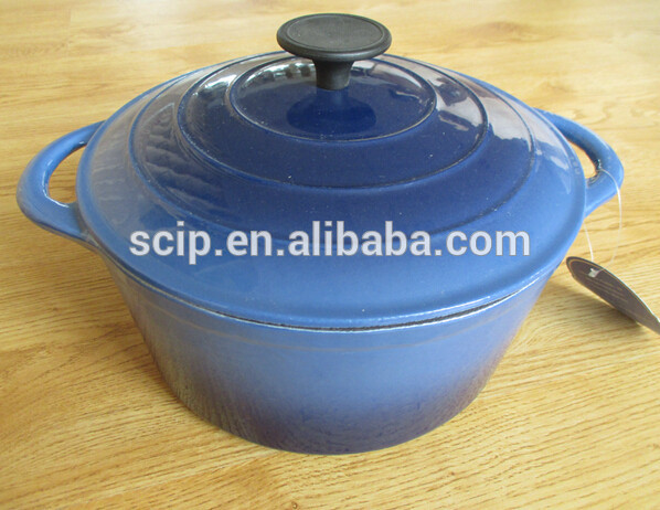Hot sale eco-friendly cast iron casserole/round casserole/oval casserole