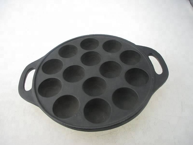 Wholesale cast iron oyster grill roasting pan, Pre-seasoned