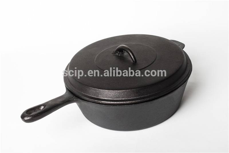 preasoned cast iron dutch oven, cast iron casseroles, iron stew pot