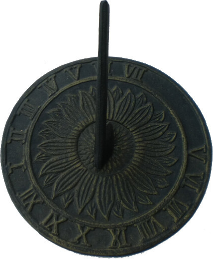 antique cast iron garden sundial