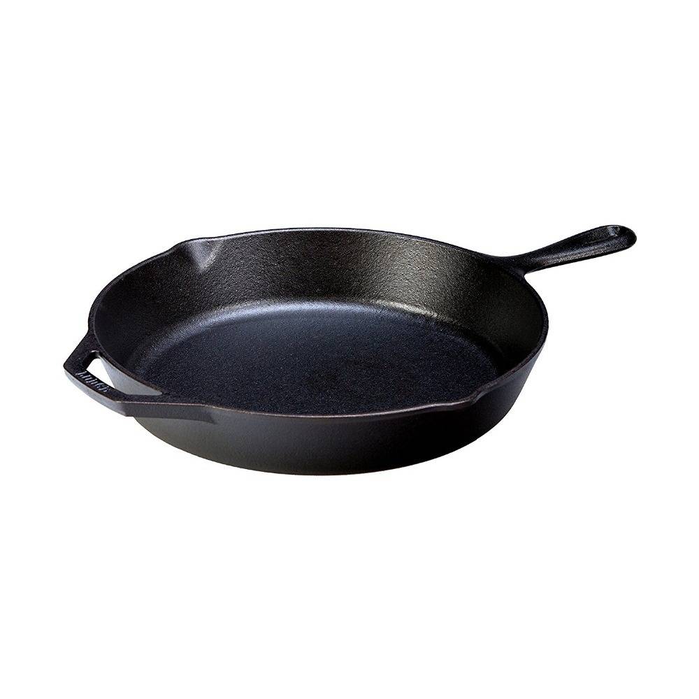 Seasoned Cast Iron Skillet – 12 Inch Ergonomic Frying Pan with Assist Handle