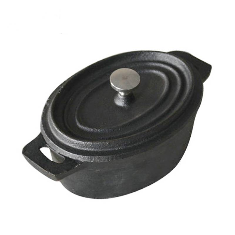 cast iron oval mini casserole pot, Pre-seasoned