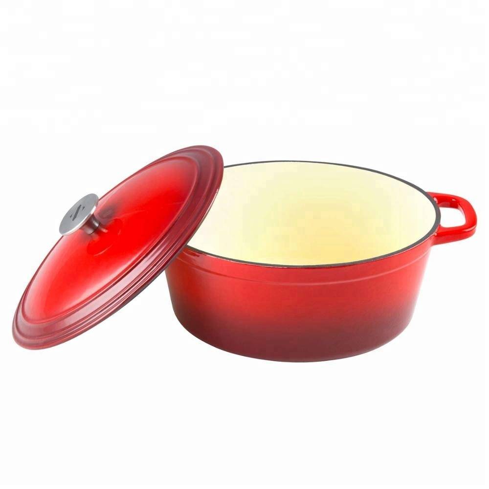 glossy finished color enamel casseroles pot, 13 years Alibaba gold supplier