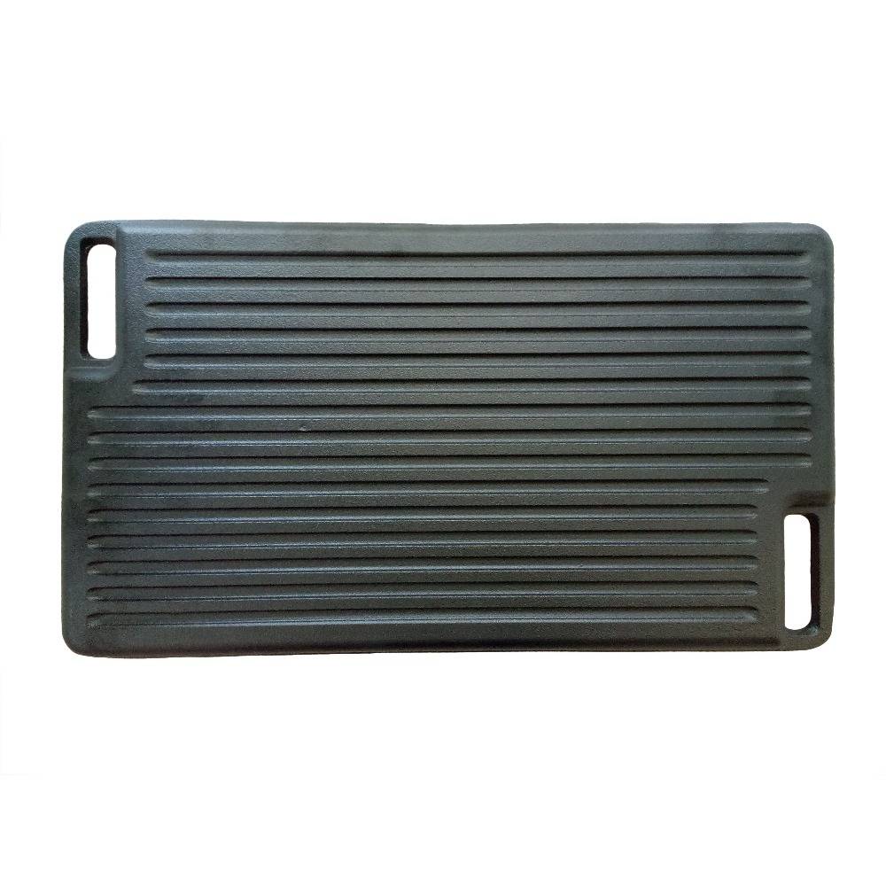 Pre seasoned Large Cast Iron Griddle Plate for BBQ
