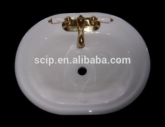 high quality round cast iron enamel kitchen sinks