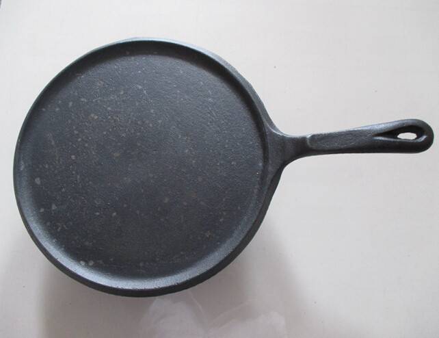 Cast Iron Round Skillet With Handle