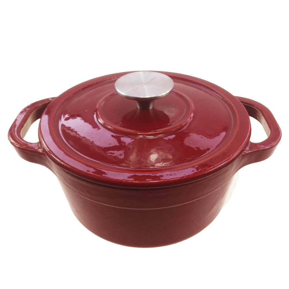 Wholesale Premium Cast Iron Cookware -
 wholesaler price cast iron enamel casserole dutch oven pot with stainless knob, 13 years gold supplier – KASITE