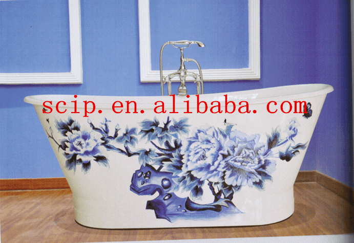 Best-Selling Cast Iron Mini Ceramic Casserole -
 low price clawfoot freestanding cast iron tub NH-1008-1-C – KASITE