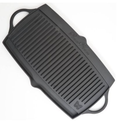 Chinese manufacture cast iron flat top double burner induction griddle board