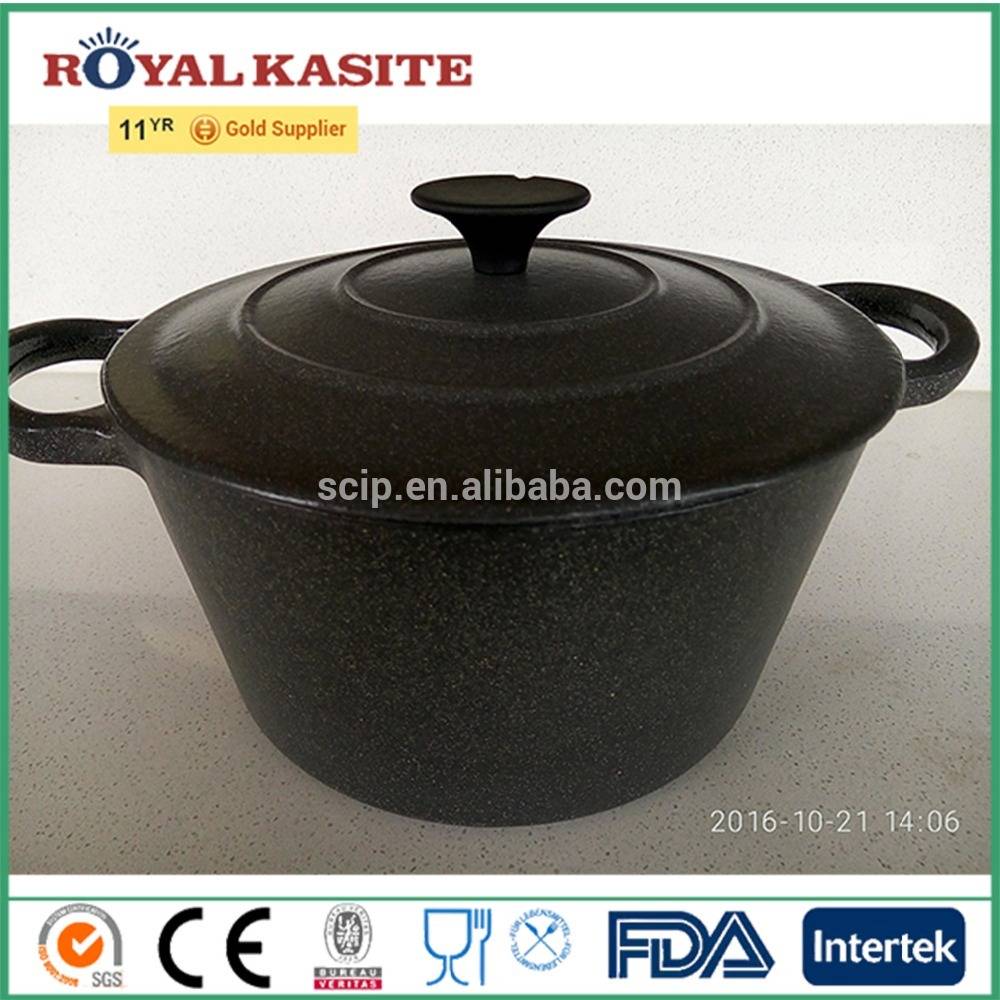 wholesale new design colorful enamel coated cast iron casserole Stewpot