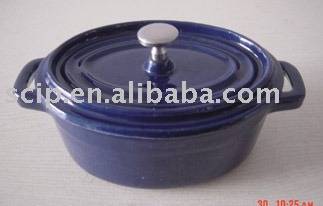 China Supplier Big Colorful Teapot - cast iron enamel mini casserole KB12 – KASITE