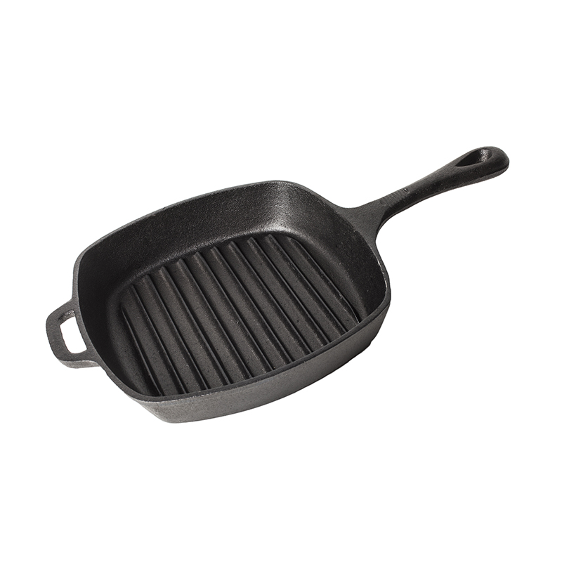 Discount wholesale Square Cast Iron Skillet -
 Hot Selling 10.5 Inch Seasoned BBQ Cast Iron Griddle Plate – KASITE