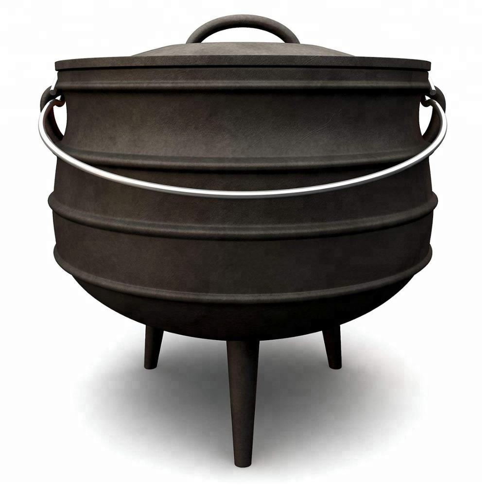 Cast Iron Potjie, approx 3 litre kettle, cauldron – South African Dutch Oven