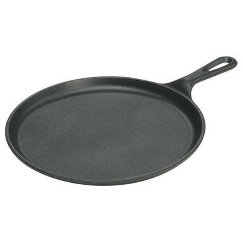 Pre-Seasoned Cast Iron Round Griddle 10.5-inch