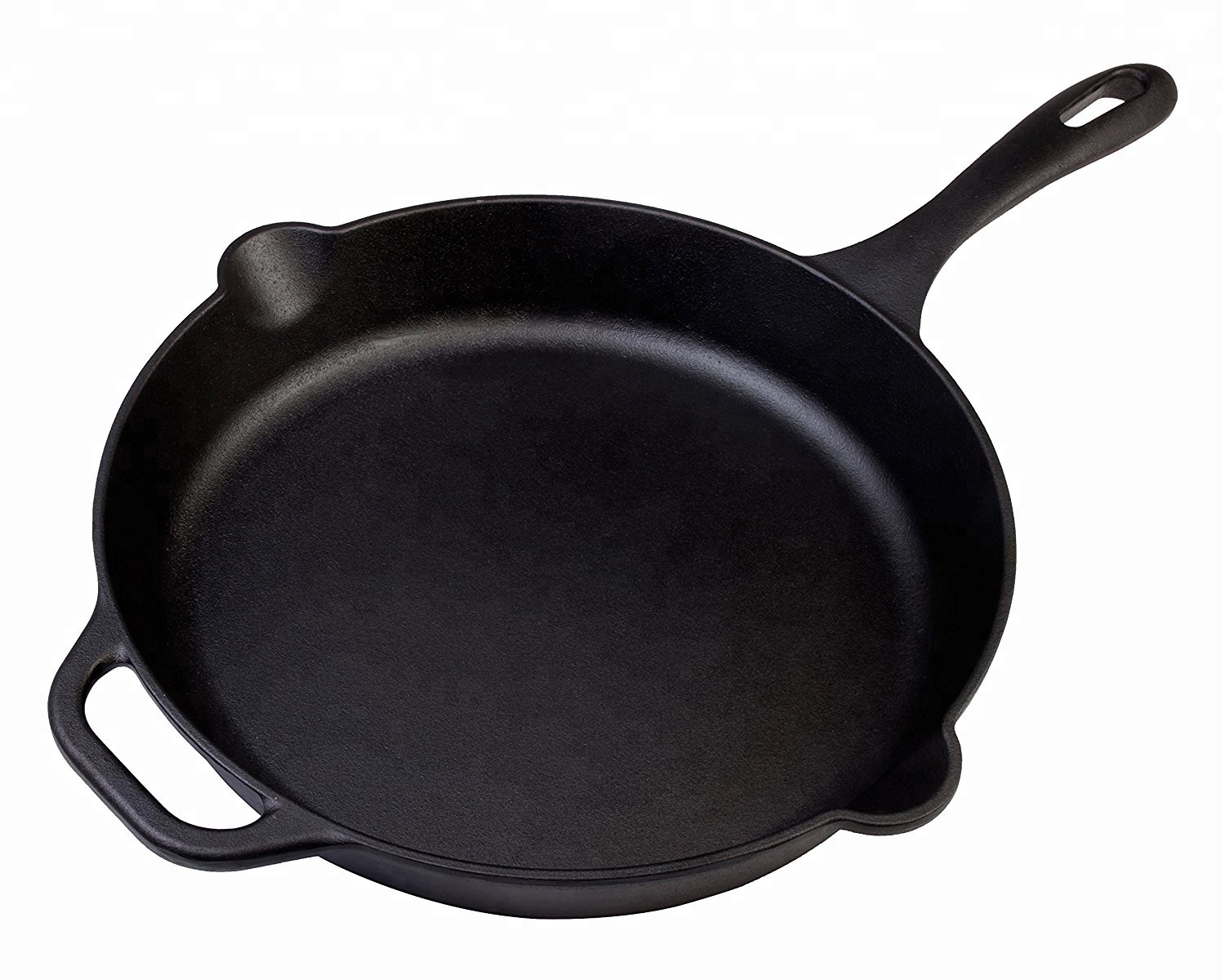 Amazon hot sale 12.5 inch cast iron skillets, Soybean oil coating