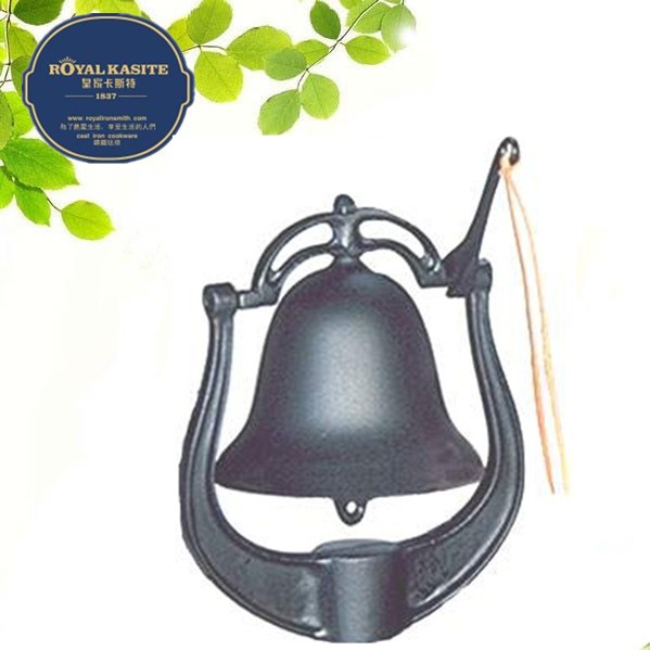 decorative cast iron hanging bell