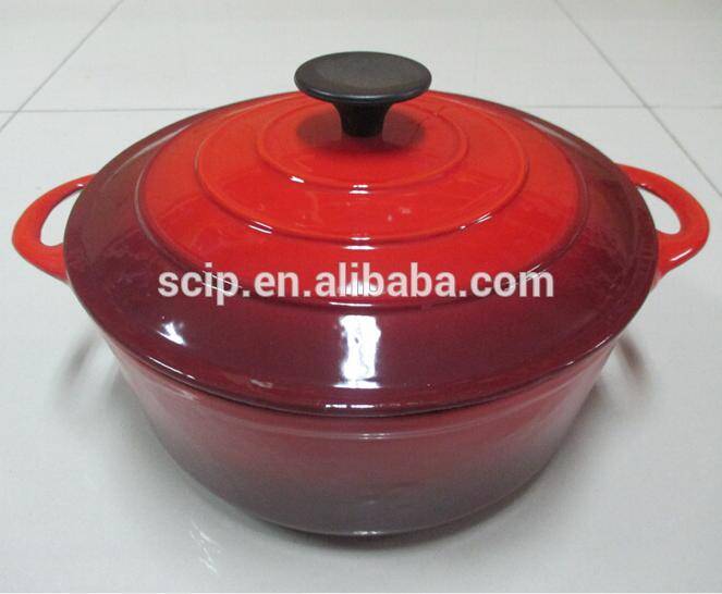 round Enamel Cast Iron Casserole,Cast iron enamel pot,Cast iron enamel cooker
