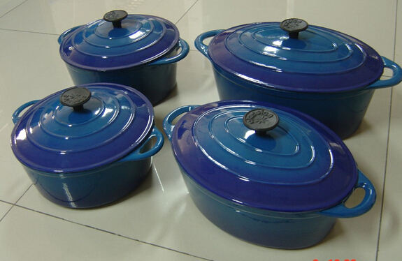 Discount wholesale Square Cast Iron Skillet -
 hot sale blue enamel cast iron cookware – KASITE