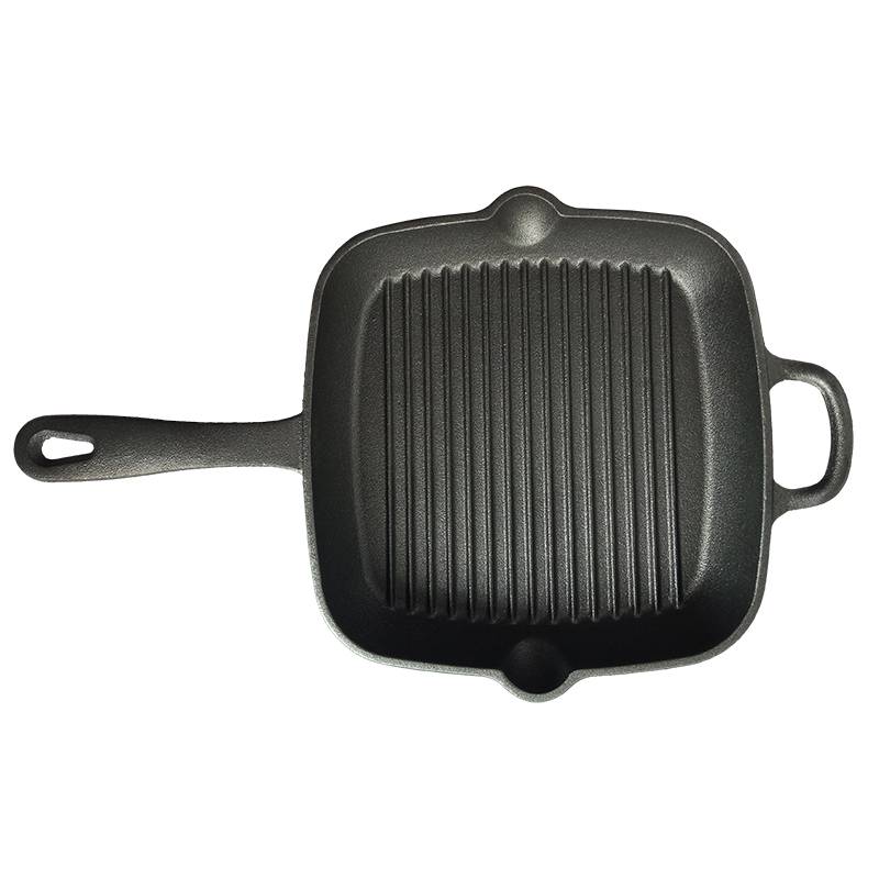 No-stick Cast Iron Cookware Grill Pan