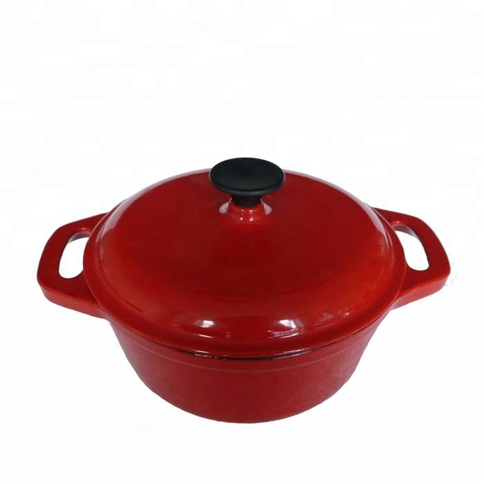 cast iron enamelware casserole hot pot, 22cm Diameter