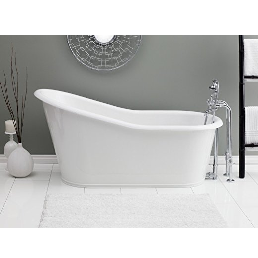 Cast Iron Bathtub with Continuous Rolled Rim & Skirted Bathtub