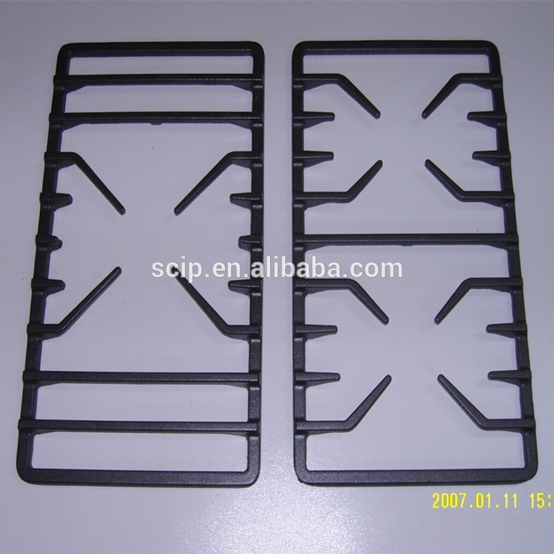 Enamel cast iron pan support,cast iron grid for gas stove,cooker oven and grill