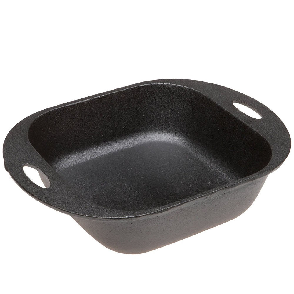 8x8Inches Pre-Seasoned Cast Iron Square Baking Pan
