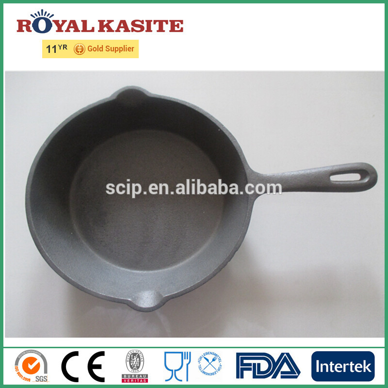 Top quality FDA nonstick cast iron cookware frying pan