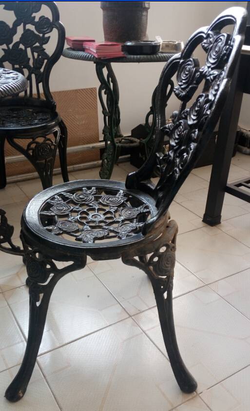 One of Hottest for Cast Iron Fajita Multifunctional Pot Cooker -
 cast iron garden chair – KASITE
