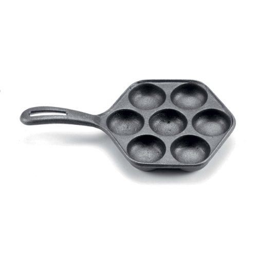 OEM/ODM Factory Fire Glass Teapot -
 Cast Iron Stuffed Pancake Pan, Munk/Aebleskiver – KASITE