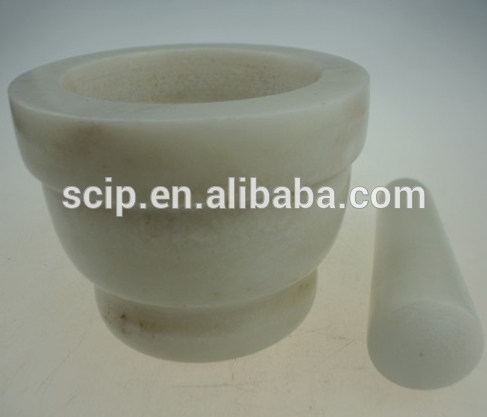 round stone mortar and pestle